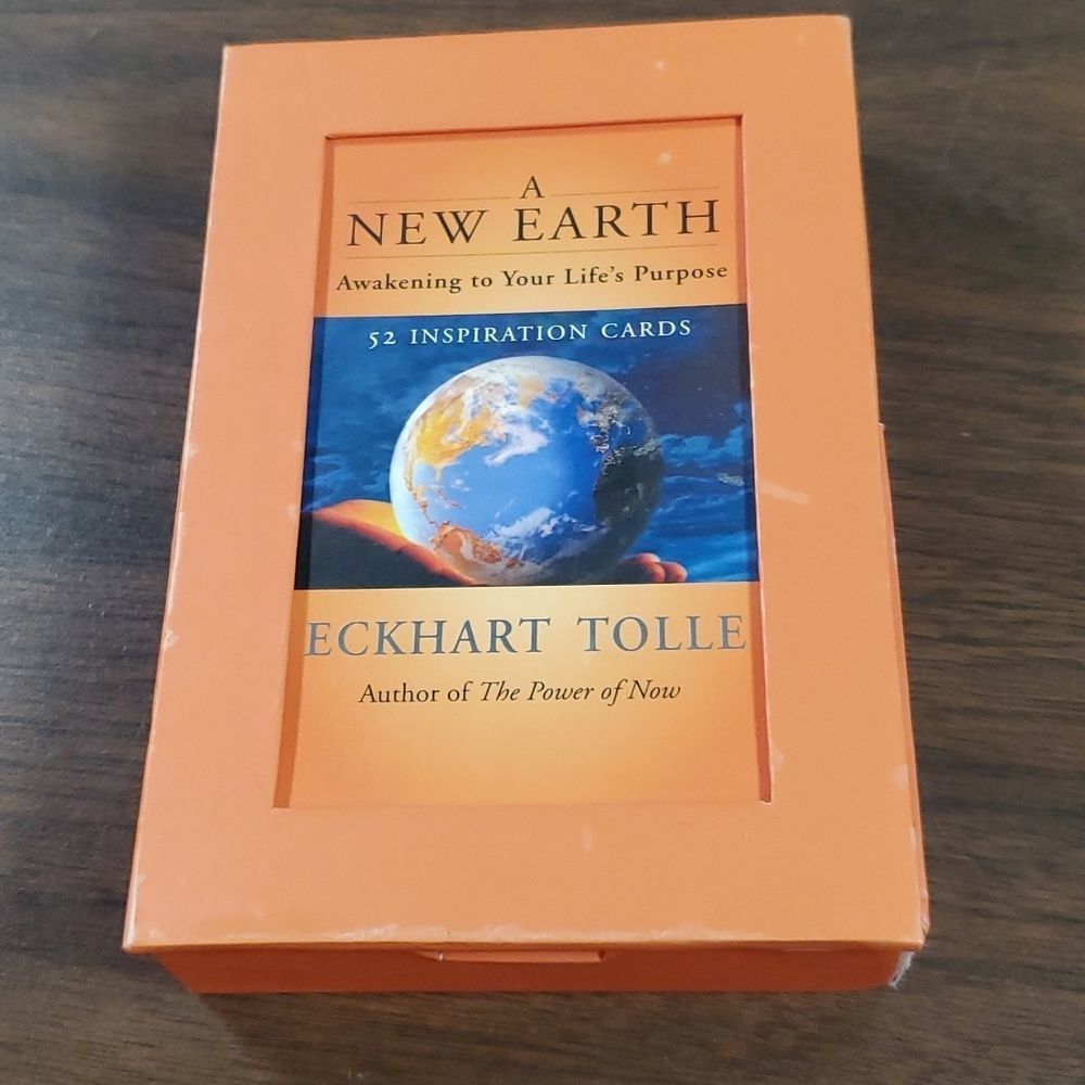 A New Earth Awakening to Your Life's Purpose Eckhart Tolle 52 Inspiration Cards